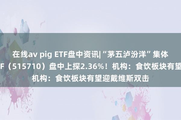 在线av pig ETF盘中资讯|“茅五泸汾洋”集体上攻，食物ETF（515710）盘中上探2.36%！机构：食饮板块有望迎戴维斯双击